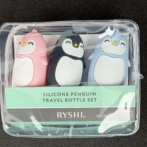 Ryshi Silicone Penguin Travel Bottle Set